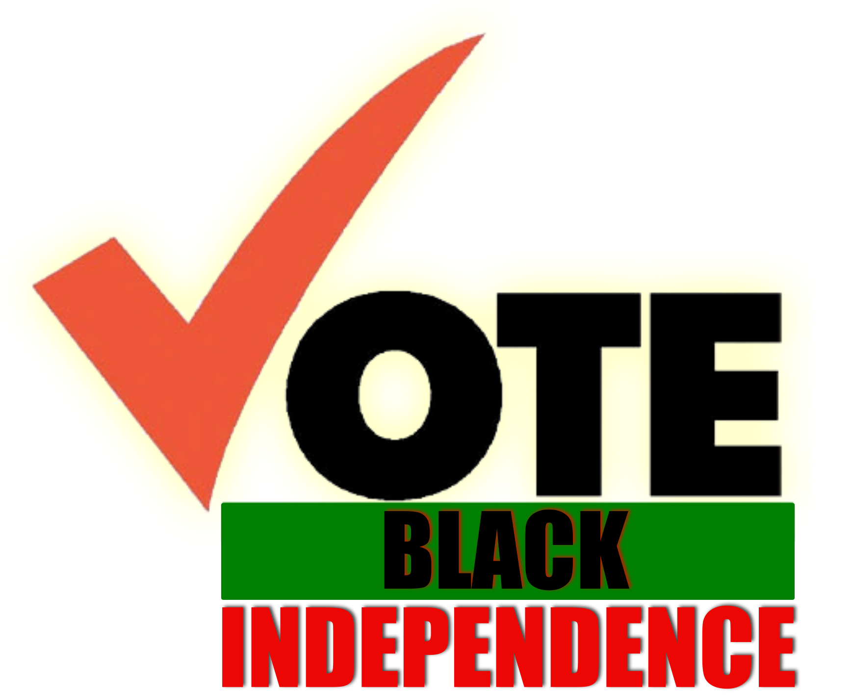 Black independence vote logo